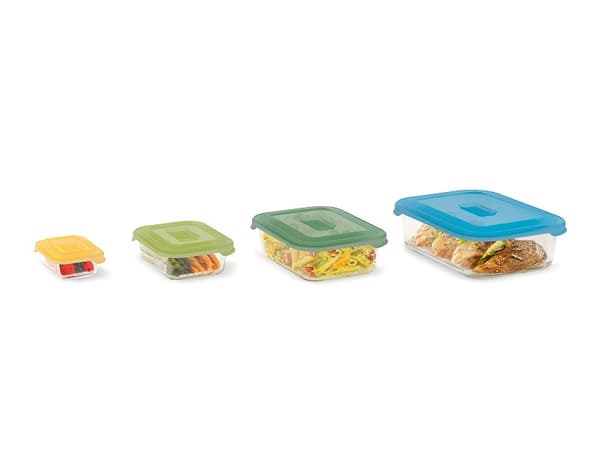 JJ-set med 4 Nest Glass multik-behållare