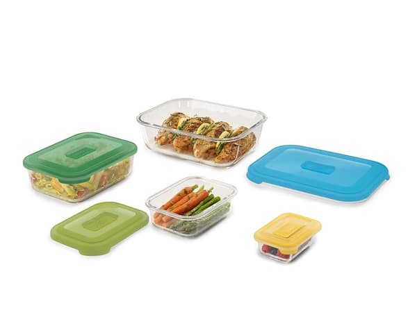 JJ-set med 4 Nest Glass multik-behållare