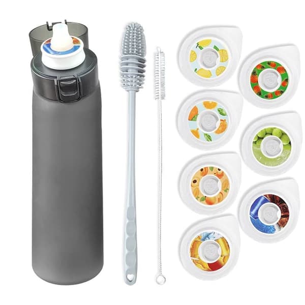 Lollanda Air 7 maulla, 650 ml Starter Set Drink Up Fruit Fragrance BPA-vapaa pillillä