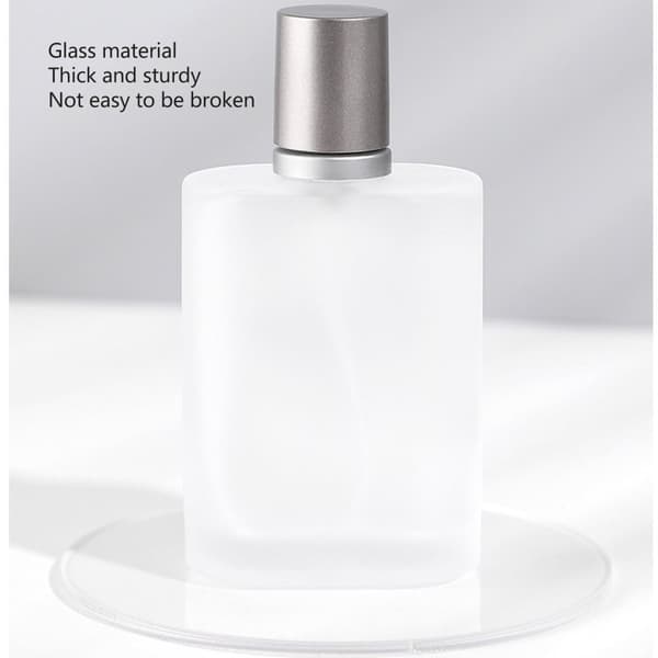 2st parfymsprayflaska tjockt glas mattande transparent påfyllningsbar tom flaska 50ml
