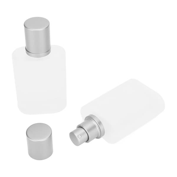 2st parfymsprayflaska tjockt glas mattande transparent påfyllningsbar tom flaska 50ml
