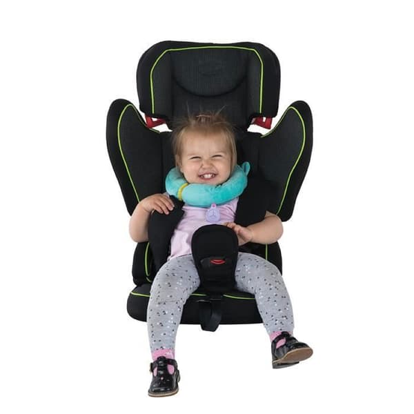 Reseväskkudde för barn - Trunki - En enhörning - Turkos - 360° stöd för huvudet och nacken