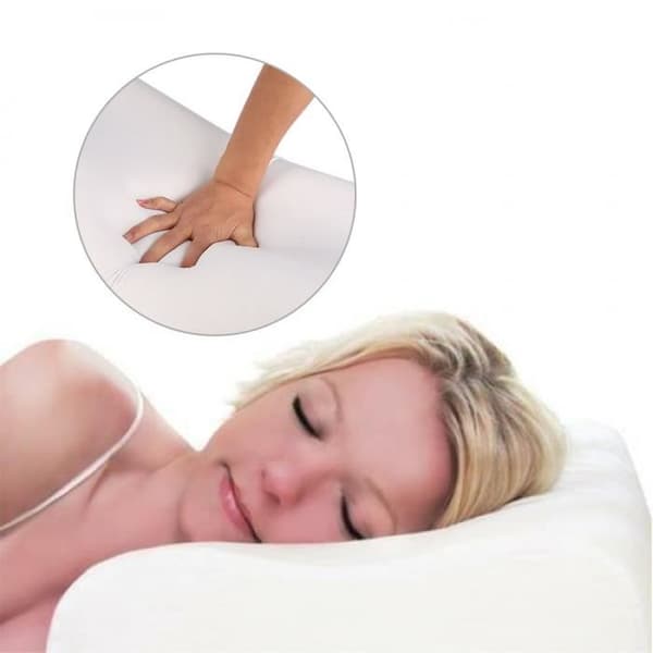 Nackstöd - Jewel Bedding - Viscoelastisk - Medium komfort - Vit - Sovrum