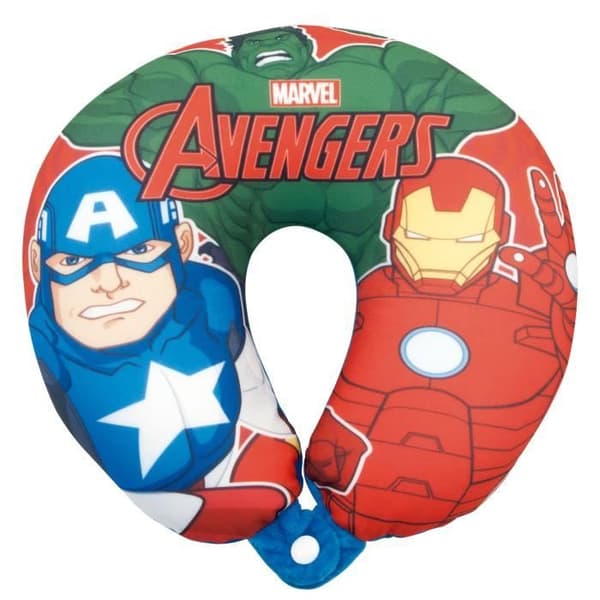 Marvel nackkudde Avengers junior 28 cm polyester röd/blå