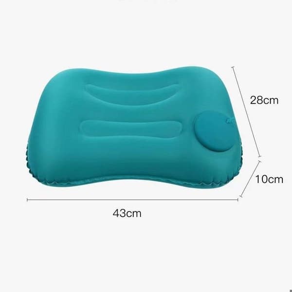 Uppblåsbar campingkudde, resekudde， campingkuddar för vandring, utomhus, kontor