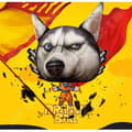 Miniatyrbild 3 av 4: TD® Husky kudde ergonomisk barn reseskydd baby 3 år hund kudde soffa flygplan hand bil vuxen rygg humor