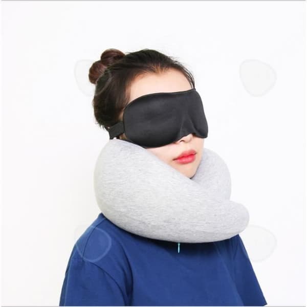 CONFO® Memory Foam U-formad kudde kan lagra U-formad kudde Magnetisk tyg resekudde