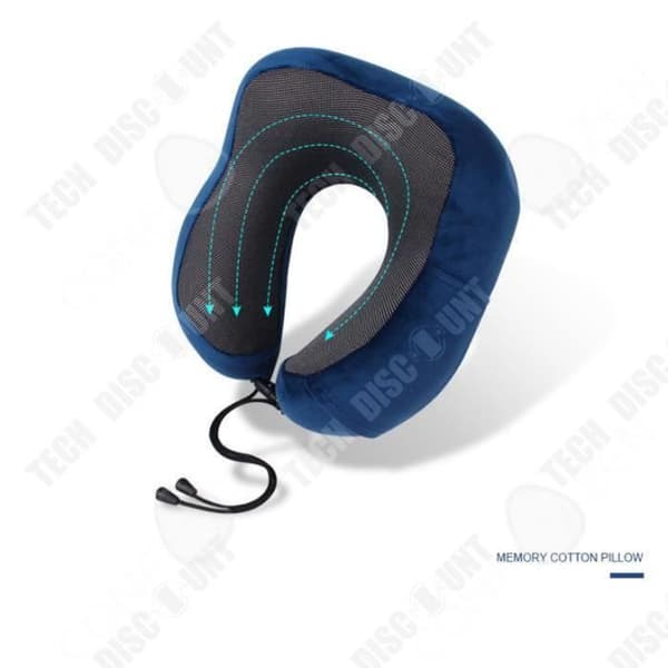 TD® Memory Foam U-formad kudde kan förvara U-formad flygplans resekudde