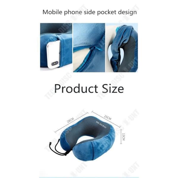TD® Ergonomisk Flygplan Resekudde Kudde Barn Bil Nacke Memory Foam Cervikal Vuxen Kreativ U-formad