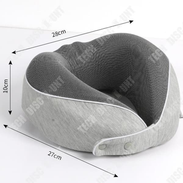 TD® U-formad kudde Memory Foam kan förvaras Flygplans nackkudde Resekudde