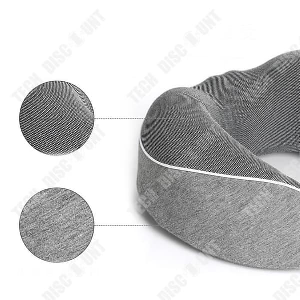 TD® Bärbar nackkudde U-formad nackkudde Memory Foam Resekudde Slow Rebound Flygplanskudde