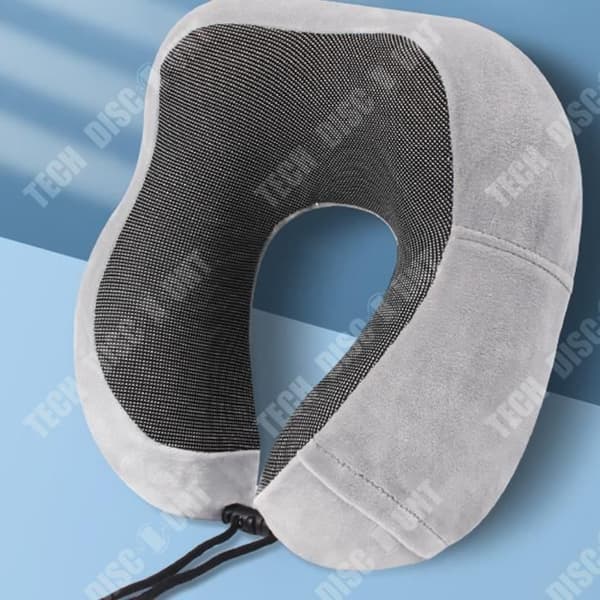 TD® Memory Foam U-formad kudde Magnetisk tyg Rese Nackkudde Bärbar nackkudde