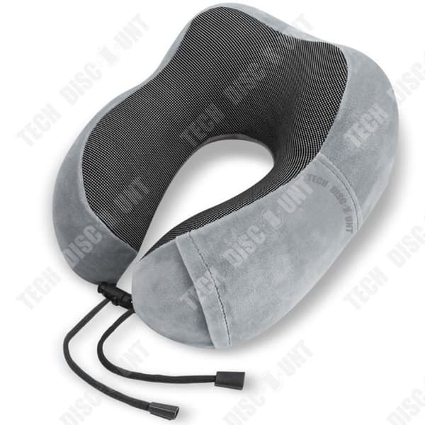 TD® Memory Foam U-formad kudde Magnetisk tyg Rese Nackkudde Bärbar nackkudde