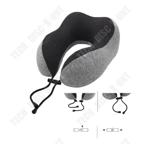 TD® U-formad kudde Memory Foam Nackkudde Bilresor Slow Rebound Nackkudde Buppkudde