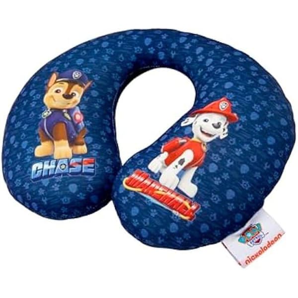Nackkudde - PAW PATROL - Chase and Marshall - Ergonomisk komfort - Tvättbar - Perfekt för resor