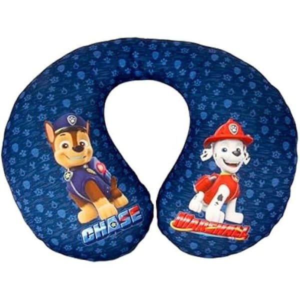 Nackkudde - PAW PATROL - Chase and Marshall - Ergonomisk komfort - Tvättbar - Perfekt för resor