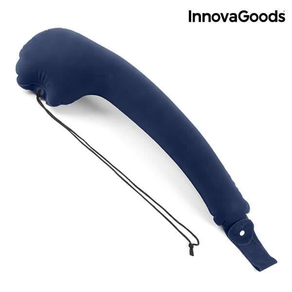 Resekudde - InnovaGoods - Uppblåsbar - PVC och polyester - Justerbart rep - Sammetslen mjuk touch