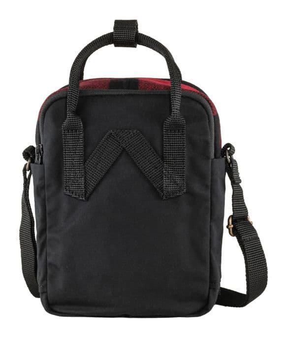 Axelväska - Fjällräven - Kånken Re-Wool Sling - Röd / Svart - 16x20x7 cm - Unisex