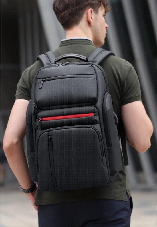 Gratyfied Business | Väska för skola/arbete/resor Laptop ryggsäck 15,6 tum | Anti-stöld Vattenbeständig | Business Laptop ryggsäck | Multifunktionell