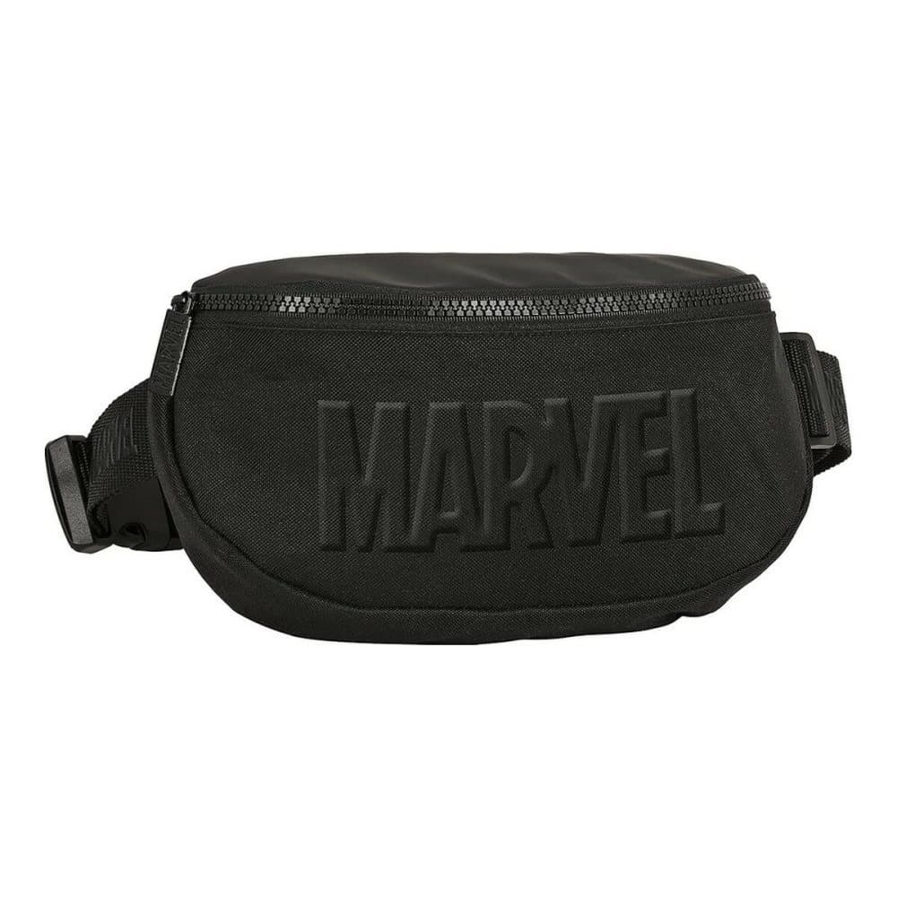 Midjeväska Marvel Svart (23 x 14 x 9 cm)