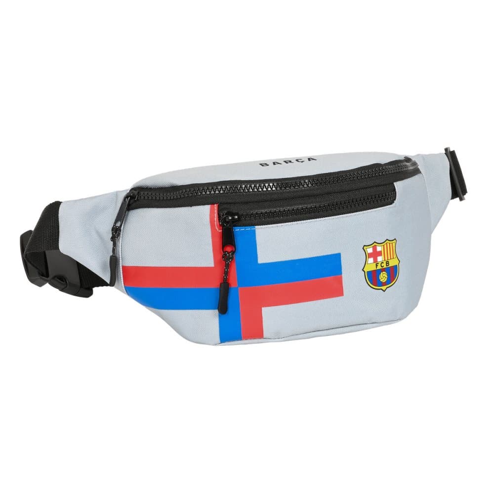 Midjeväska F.C. Barcelona Grå (23 x 12 x 9 cm)