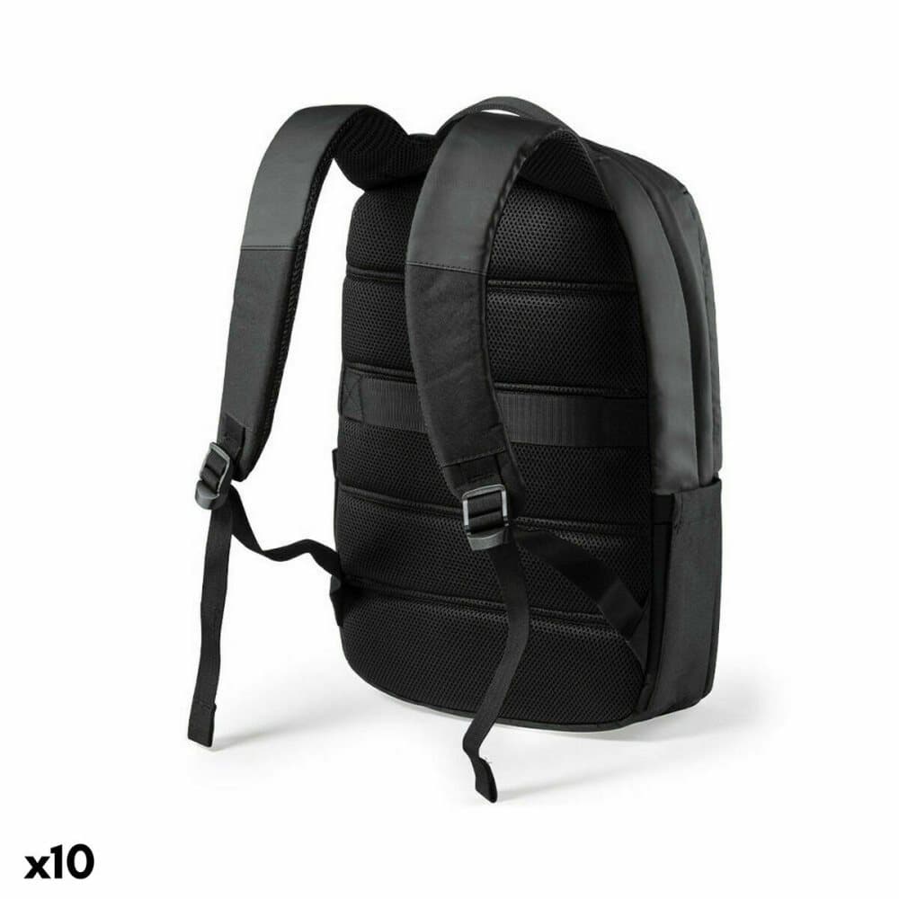 Ryggsäck 147362 Svart Polyester 600D (10 antal) - Svart
