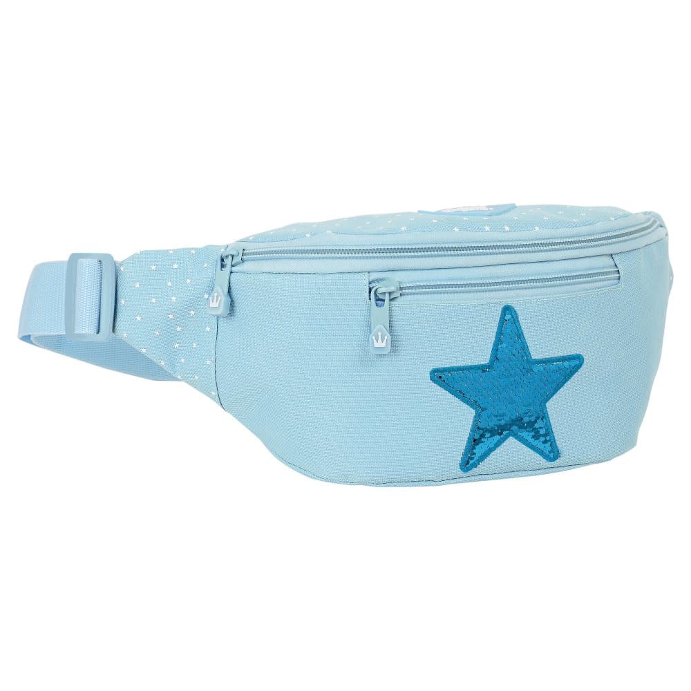 Midjeväska Glow Lab Star Ljusblå (23 x 12 x 9 cm)