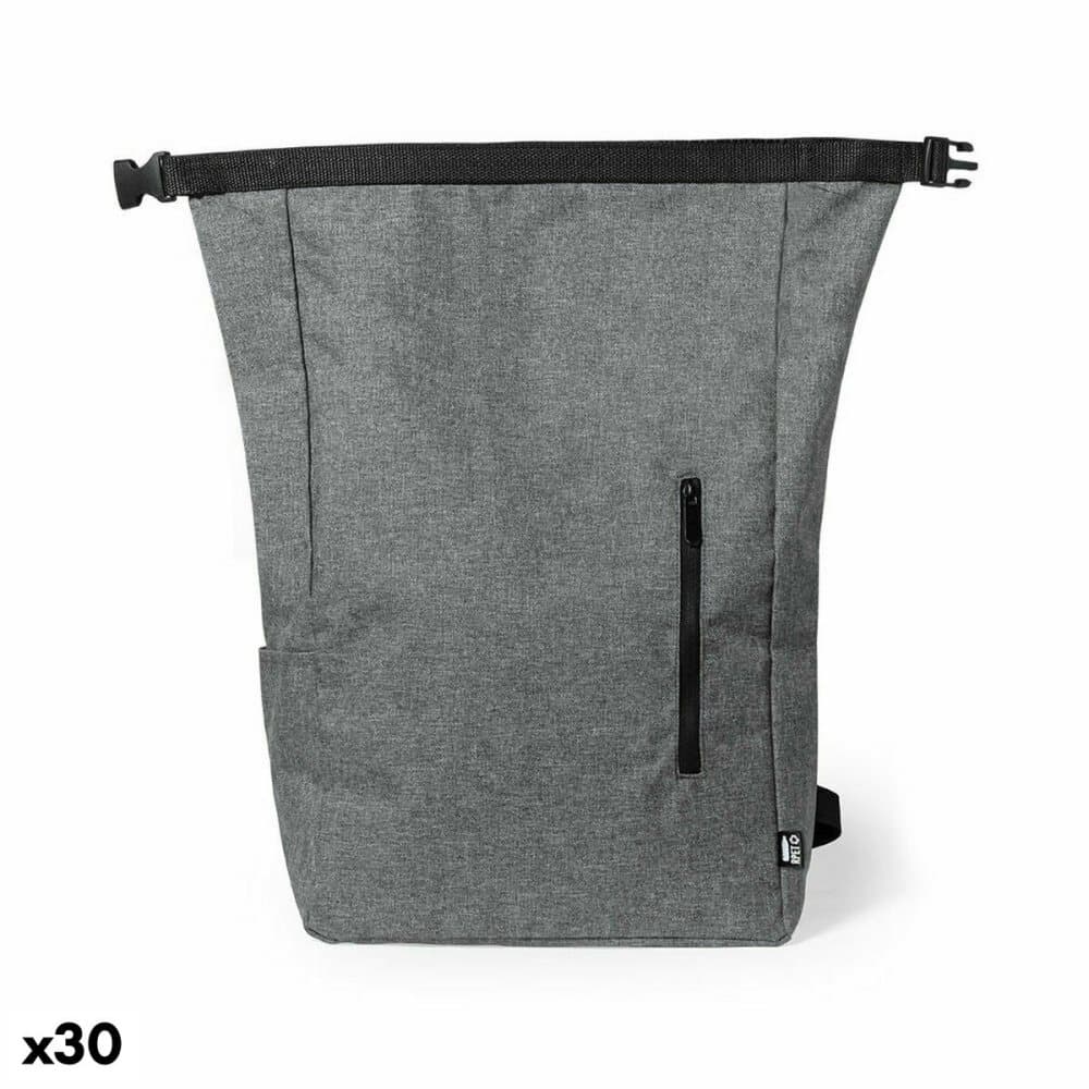 Ryggsäck 141089 Polyester 210D Återvunnen plast (30 antal) - Marinblå