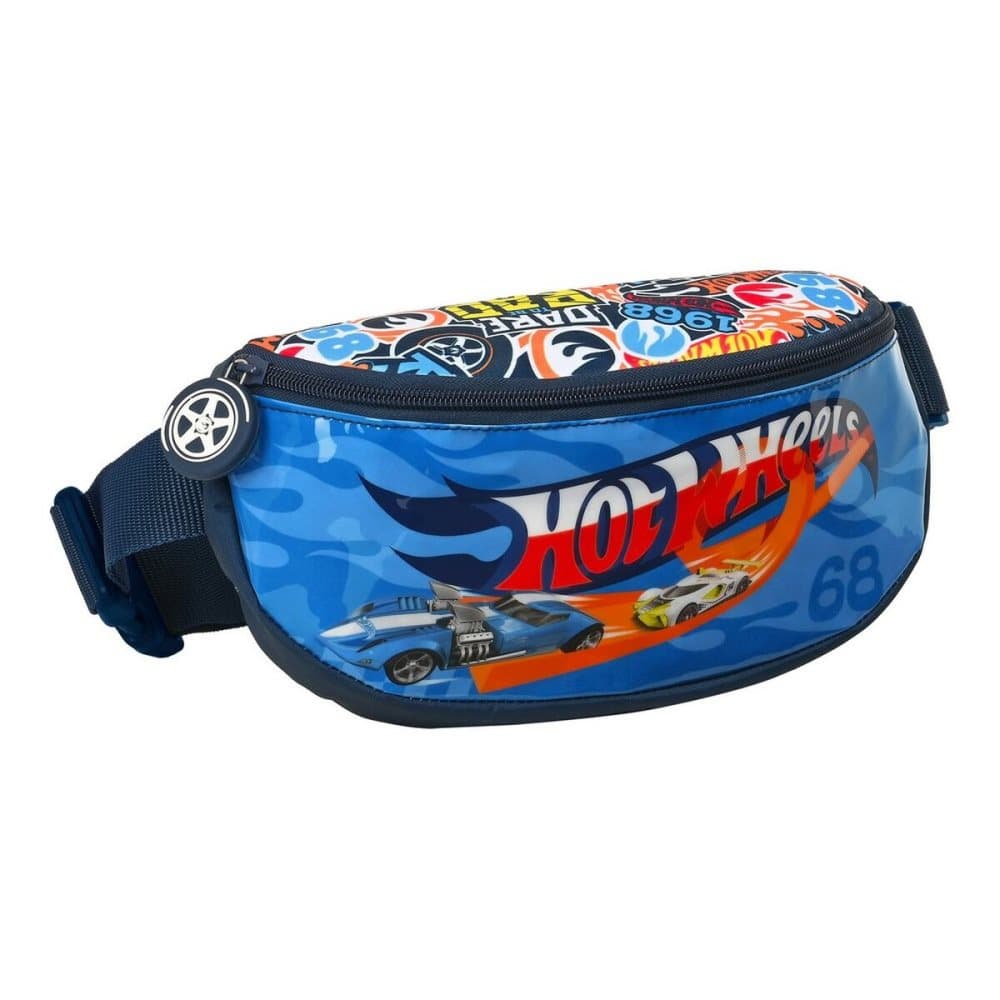 Midjeväska Hot Wheels Challenge Multicolour Marinblå (23 x 14 x 9 cm)