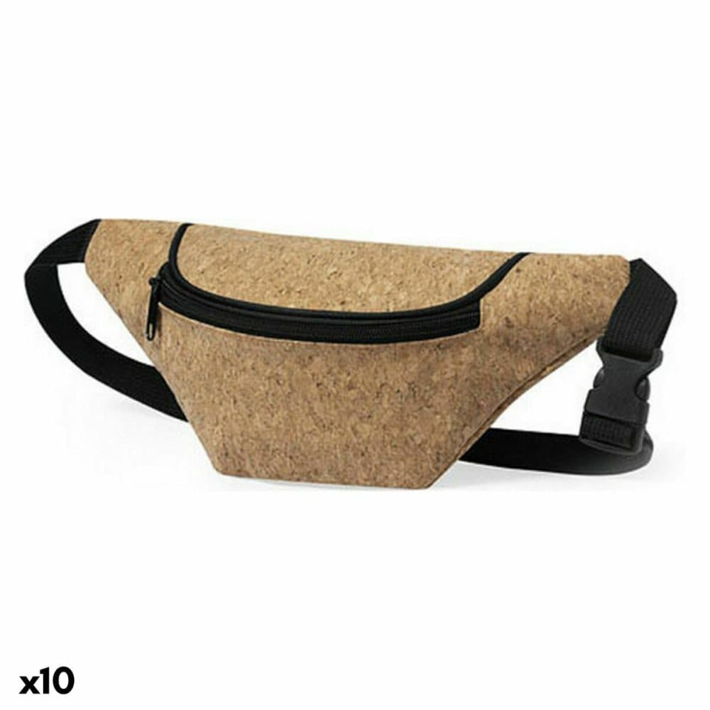 Midjeväska 146505 Blixtlås Kork (10 antal) - Brun