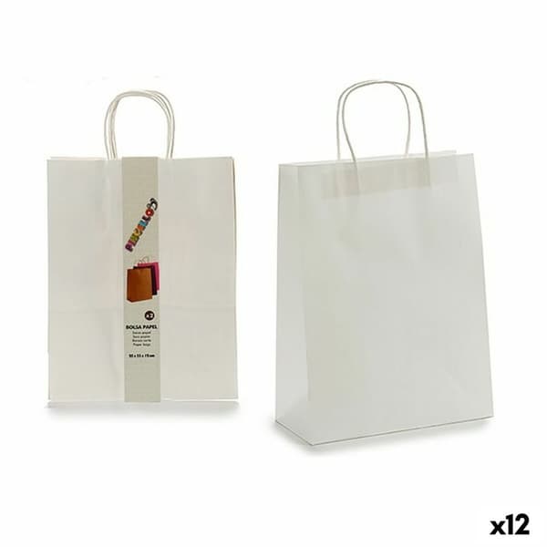 Sæt med Tasker Papir 11,5 x 42 x 25 cm (12 enheder)