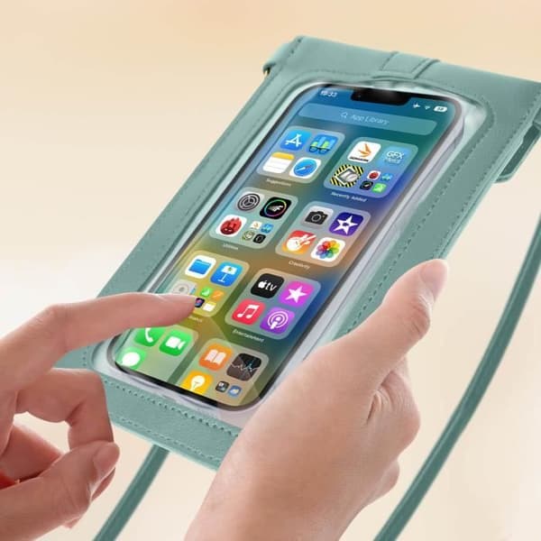 Universal smartphone-väska blå väska