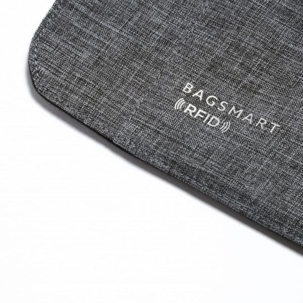 Bagsmart RFID bältesväska - Ljusgrå