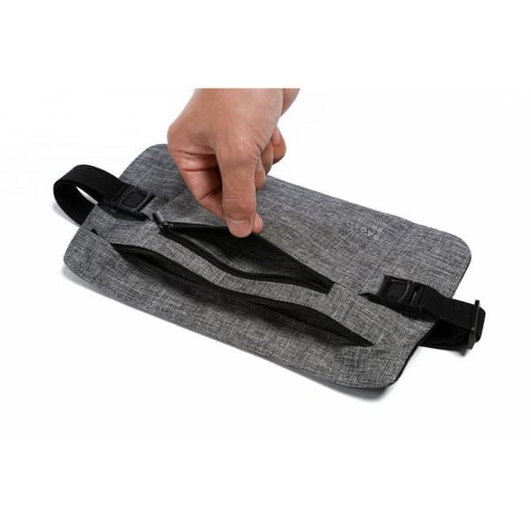 Bagsmart RFID bältesväska - Ljusgrå