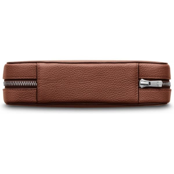 Woolnut Leather Tech Organizer - tilbehørstaske, konjakk