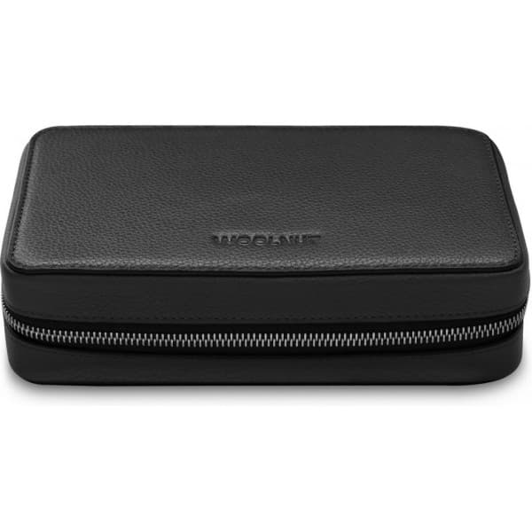 Woolnut Leather Tech Organizer - tilbehørstaske, sort
