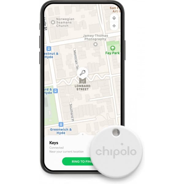 Chipolo ONE -bluetooth-spårare, vit