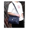 Miniatyrbild 3 av 4: Män One Shoulder Messenger Bag Stor Kapacitet Casual Fashion Messenger Bag - Blå