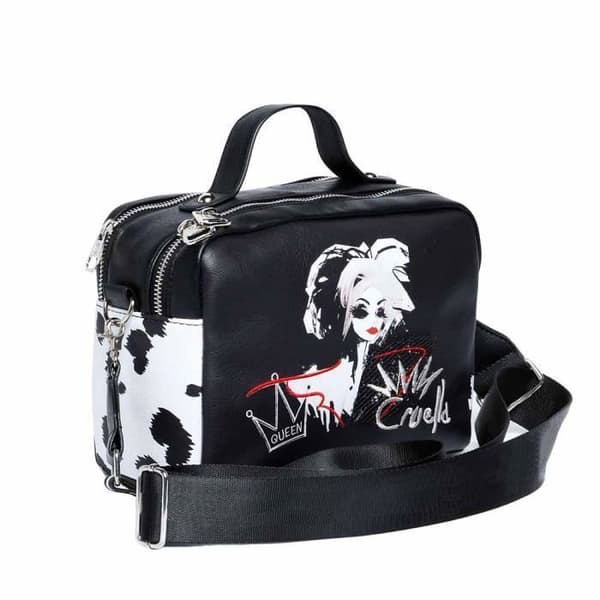 Axelväska - KARACTERMANIA - Cruella d'Enfer Diva Cake - Svart - Dragkedjestängning - 125 cm