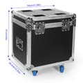 Miniatyrbillede 2 af 5: Heavy-Duty Airline Case til DMX Scene Lygter, Praktiske Hjul, Hurtig Adgang Løftelåg, Beskyttende Læderkonstruktion