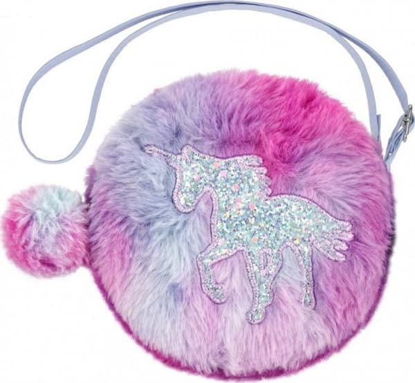 Besace - axelväska - gibeciere Starpak - STK TOR246 - AXELVÄSKA I PLYSCH UNICORN2 STK PB 6/24