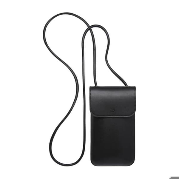 Axelrem väska för smartphone - svart
