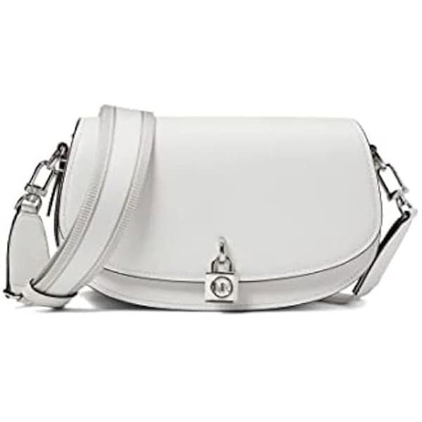 Handväska - MICHAEL KORS - Mila Medium East/West Sling - Optisk vit - Dragkedja - One Size