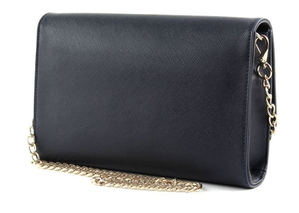 Pochette - VALENTINO - Divina SA - Blå - 100% polyuretan - Axelremsväska kvinna