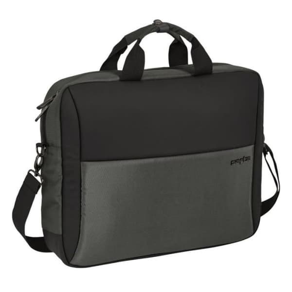 Portabel väska - Safta - 15,6 tum - Grå - Multikolor - 670 gram