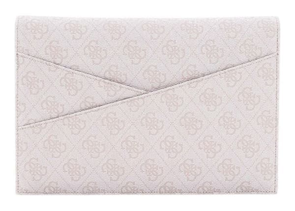 GUESS Kvinnlig ljusgrå taupe aftonväska - Orlina Kortfodral Duvlogo 293318