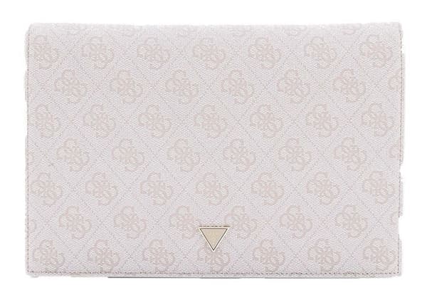 GUESS Kvinnlig ljusgrå taupe aftonväska - Orlina Kortfodral Duvlogo 293318