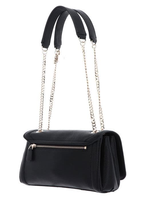 Axelväska - GUESS - Noelle Covertible Xbody Flap Bag - Svart - 100% polyuretan - 3 fack