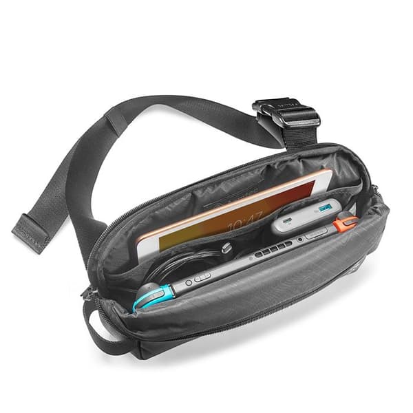 Säckband, 4l, storlek S - Tomtoc Explorer Sling Bag (T21S1D1) - Svart