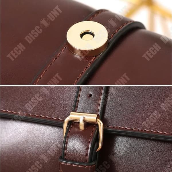 TD® Crossbody-väska för kvinnor Enkel Retro-matchväska En axel liten fyrkantig väska Messenger-väska